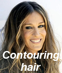 Contouring hair